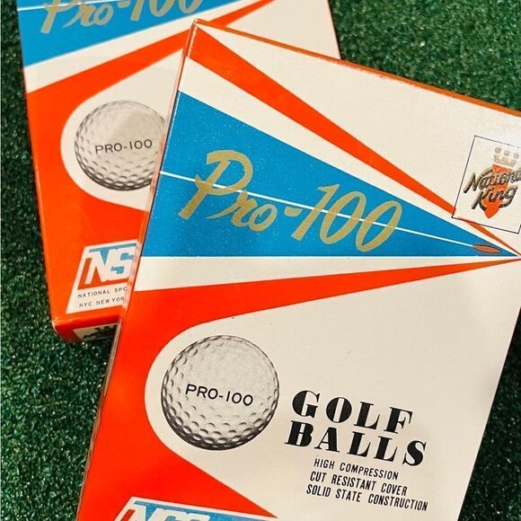 PRO-100 ⛳️ Golf Balls Japan Vintage Rare Collectors Boxed 84 Balls - Picture 5 of 6